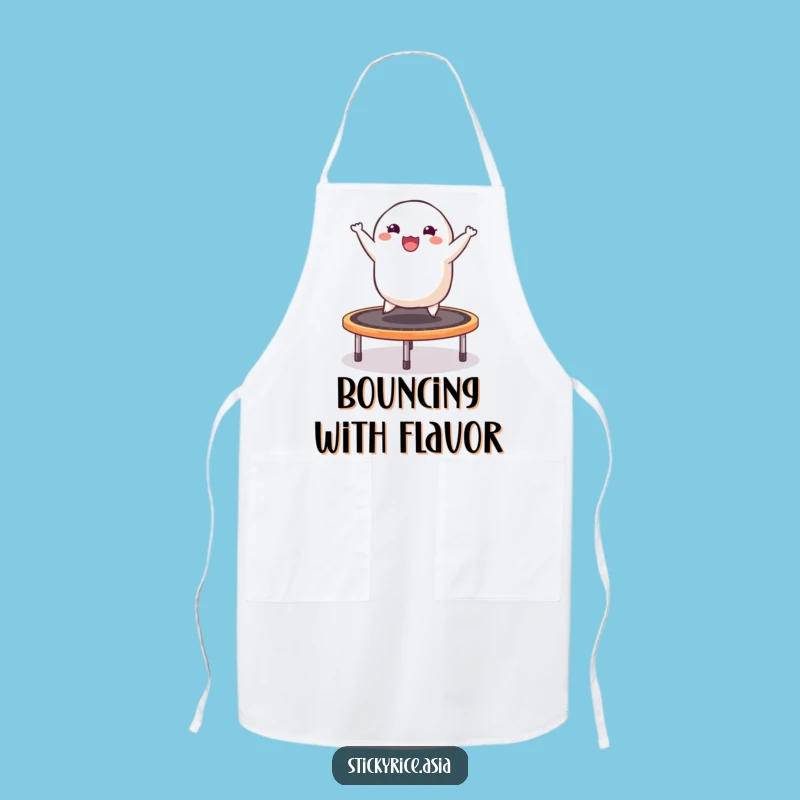 Funny Dumpling Trampoline Apron: Cook Up Some Laughs!