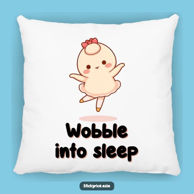 Funny Mochi Ballet Pillow: Cuddle Up with a Laugh!