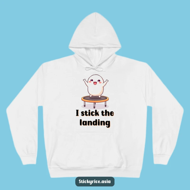 Cozy Funny Dumpling Trampoline Hoodie: Warmth and Laughter Guaranteed!