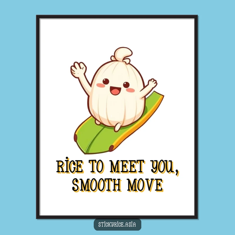Free Printable Funny Rice Wall Art: Smooth Sliding Decor - Hilarious Downloadable Art!