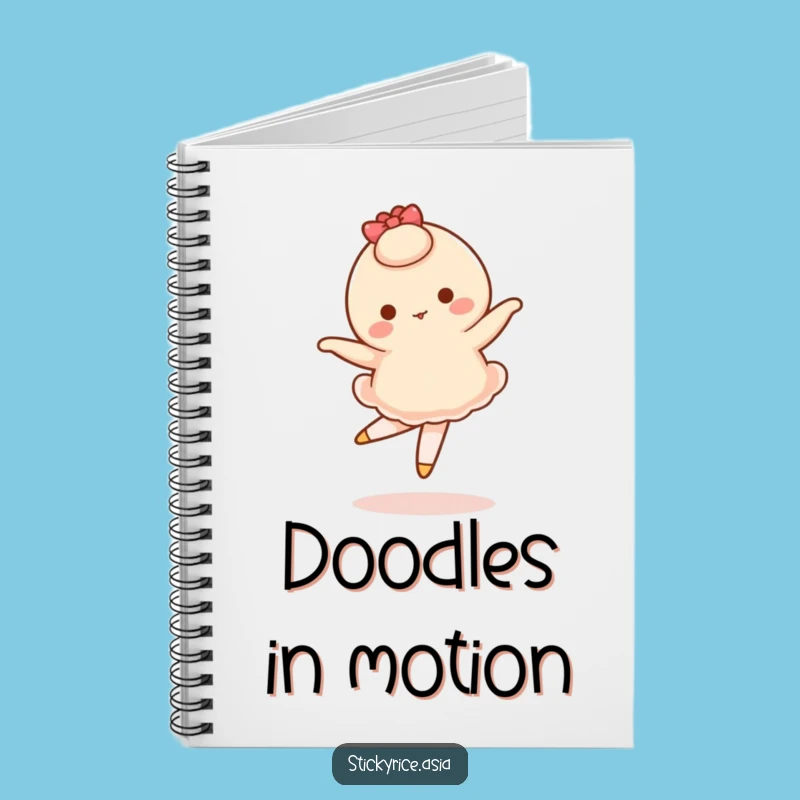 Funny Mochi Ballet Notebook: Doodle Your Dance Moves!