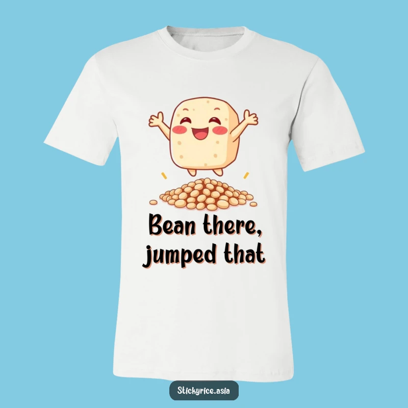 Funny Leaping Rice Cake T-Shirt: Wear Your Joyful Spirit!